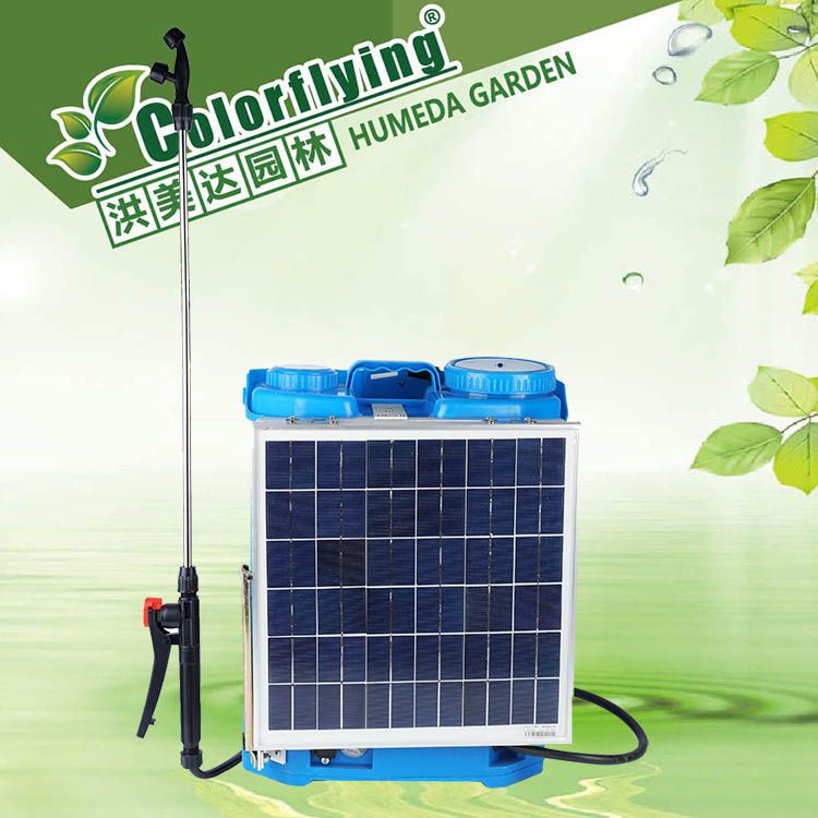 太阳能喷雾器 A级电池 电动喷雾器 打药机喷雾器农用喷雾器 16L