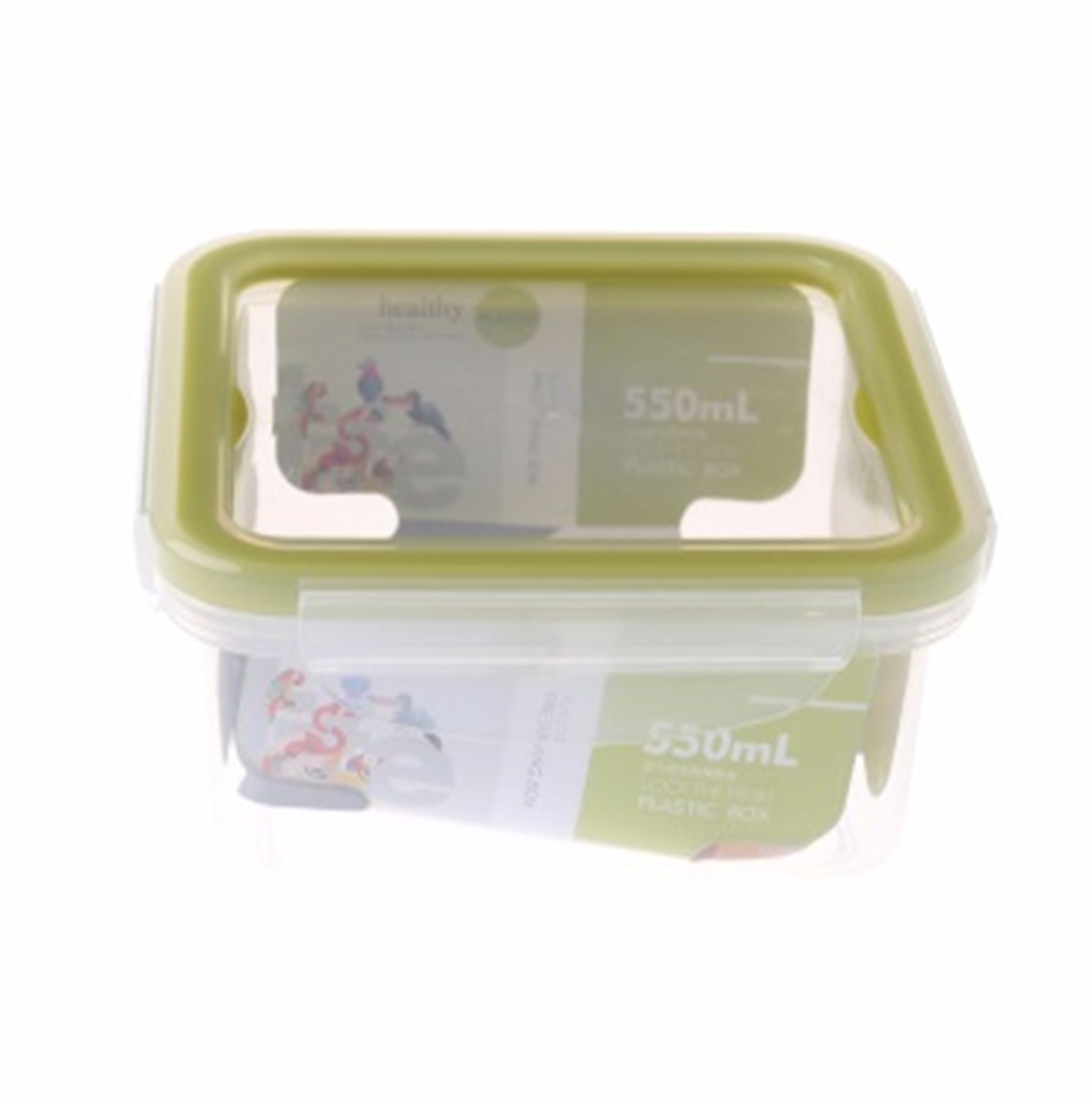 Yiwu Selection General Industry 550ML square wrapped plastic crisper Py-1555 #/TZ full figure