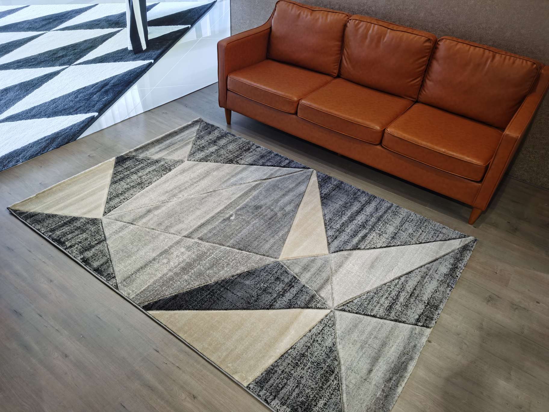 Modern geometric floor MATS, home tufted carpets, bedroom, living room, study, sofa, coffee table MATS, 160*230 carpets, carpet floor MATS, worship rugs, carpet entrance floor MATS detail image 1
