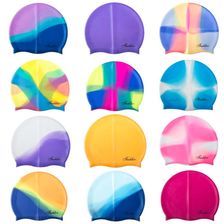 义乌厂家专业直批生产男女通用游泳帽 舒适防水硅胶帽 优质硅胶