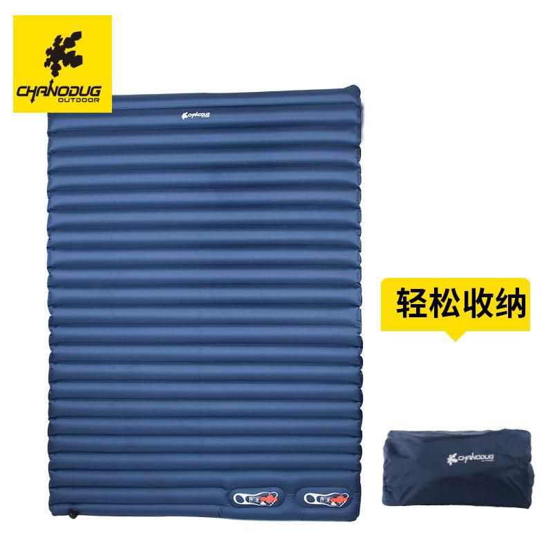 Xanuoduji double-person press lightweight inflatable mat Outdoor tent sleeping mat floor mat thickened moisture-proof mat inflatable bed Specification image