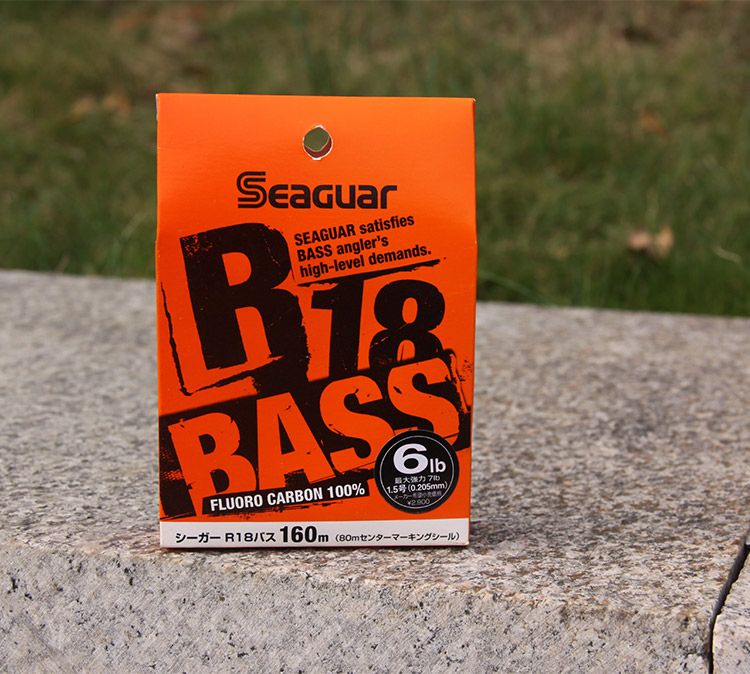 Seaguar R18 Orange Label Lubon Line, fluorocarbon line, Super soft black Bass line, sub-line, 160M per reel detail image 8