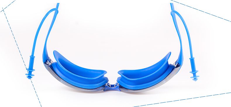 Feiduo Adult swimming Goggles Manufacturer supplies adult silicone swimming goggles, waterproof and anti-fog swimming goggles, electroplated swimming goggles and large frames in stock detail image 18