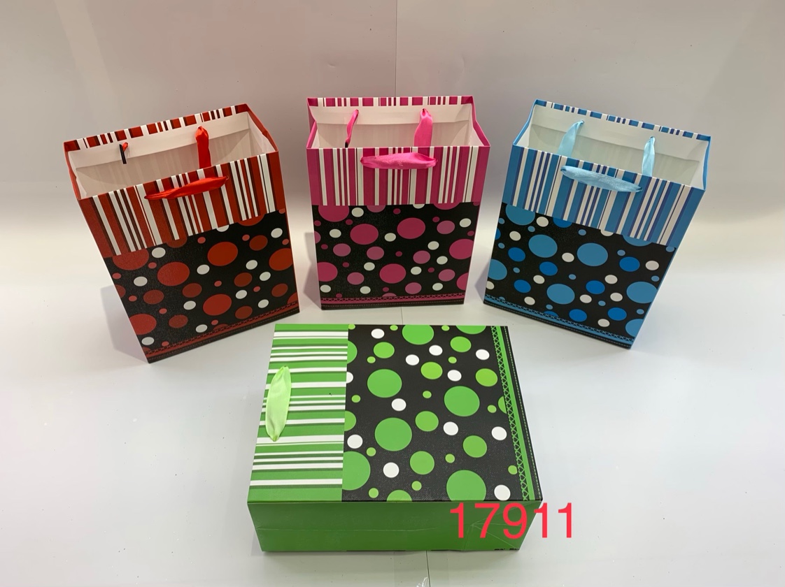 波点几何普通印刷图案礼品袋手提袋日常生活通用