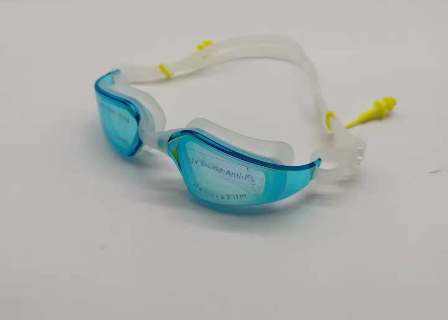 Yiwu Feiduo Factory's new electroplated one-piece earbuds, fashionable swimming goggles, adult anti-fog swimming goggles, adult swimming goggles detail image 4