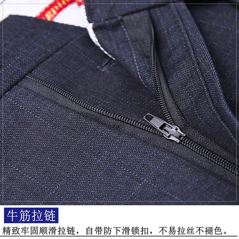 京都鹿王加工定制男式西裤免烫商务休闲男裤直筒西装裤子批详情4