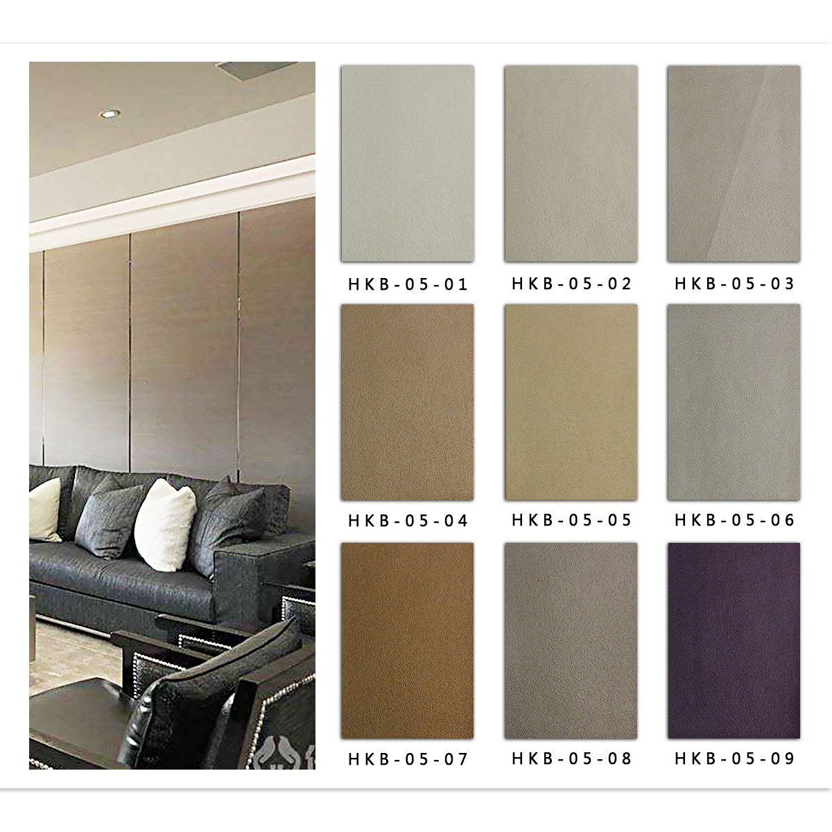 Factory direct sales of leather fabric soft package odorless flame-retardant engineering soft package leather hard material leather decorative leather 0.1 detail image 4