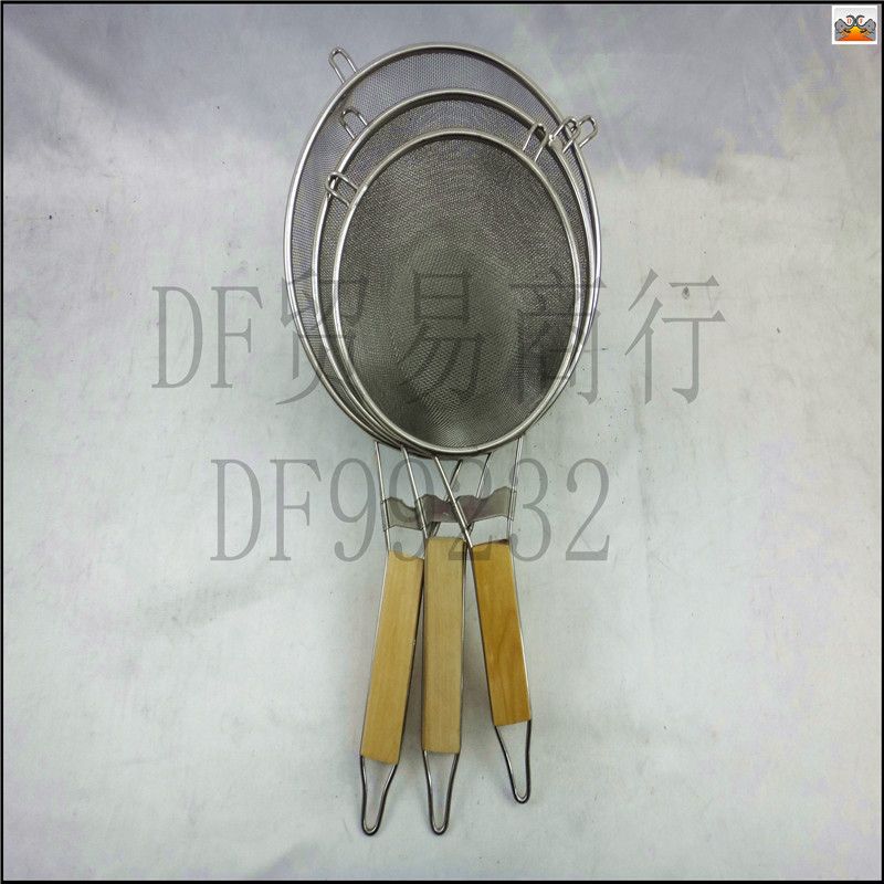 DF99232 Thick Fried basket with wooden handle DF TRADING HOUSE