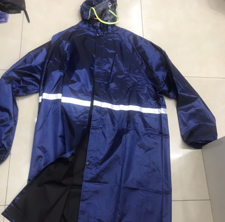 021_Jacquard Not Long Raincoat Long Trench Coat Raincoat