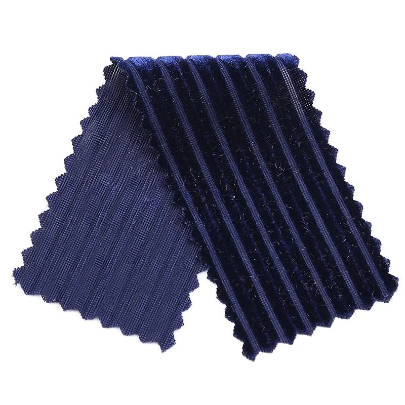 Factory direct sales and immediate supply of golden velvet Korean velvet strip clothing fabric and accessory fabric detail image 9