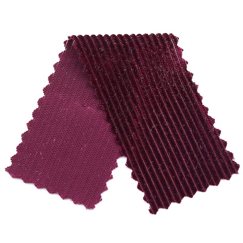 Korean velvet strip toothpick strip manufacturer direct sales of velvet clothing fabric, headwear and accessory fabric Application Scenario