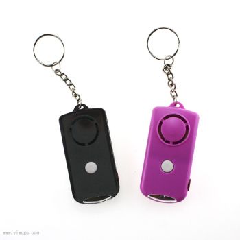 New 130DB Night Running anti-wolf Women's personal alarm self-defense rescue device mini flashlight