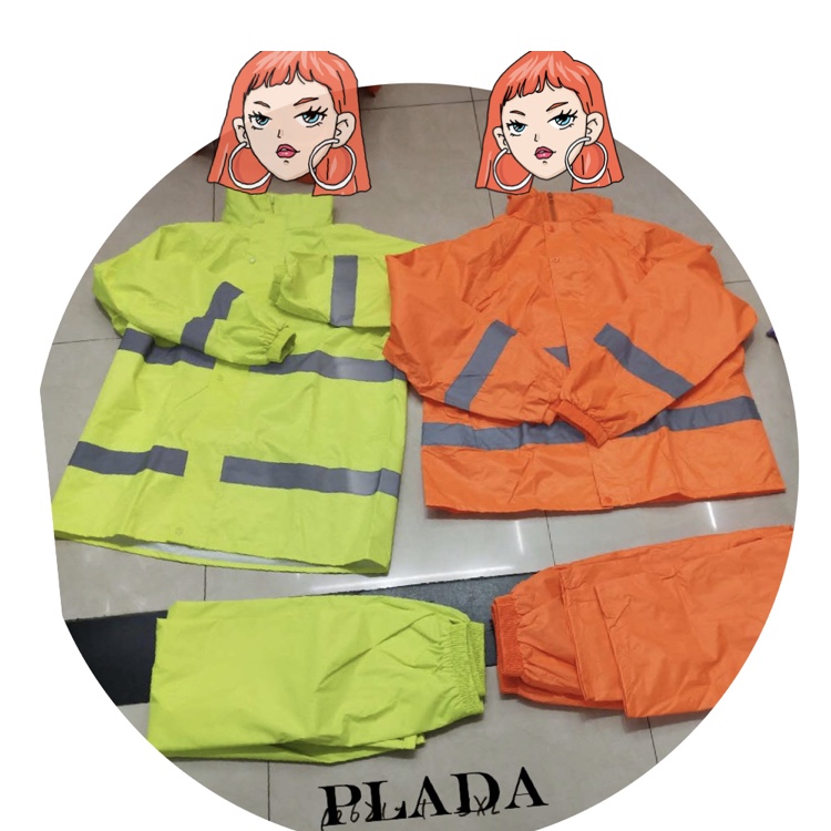Sanitation Suit Rain Suit Decomposition Clothing Orange Suit Raincoat