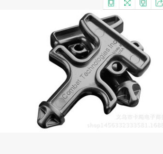 新款 防身扳指扣铁拳扣铁拳头指虎手撑子 女士防狼双指扣 破窗器详情图3