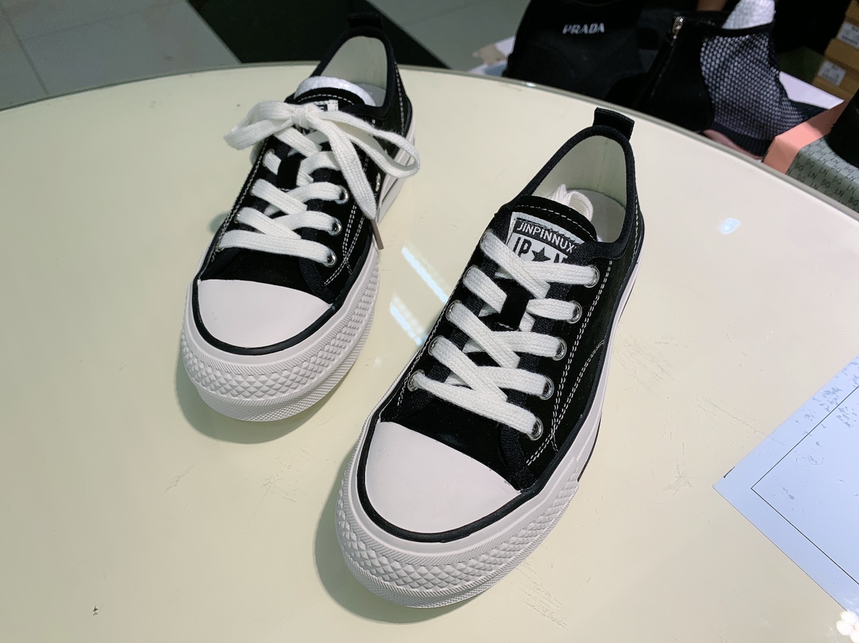 Leather thick sole lace-up casual shoes for 2020 thumbnail