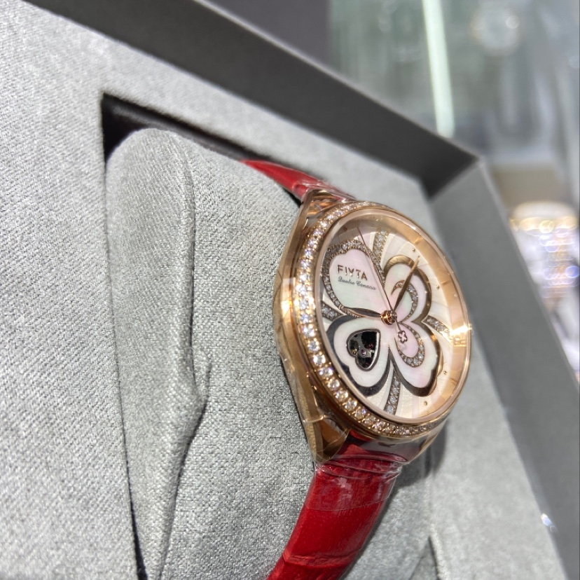 The new Feiyada Four-leaf Clover series ladies' mechanical watch details Picture