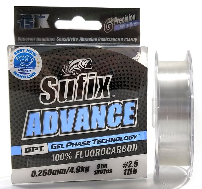 sufix 20 models ADVANCE FC Pioneer Fluorocarbon Wire 91-meter lure front wire Original imported Specification image