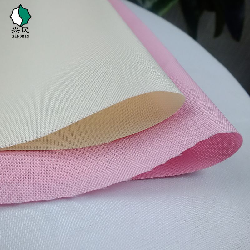 Wholesale 600D plain woven PU Oxford fabric handbags, cosmetic boxes, suit dust covers, waterproof custom fabric in stock Specification image