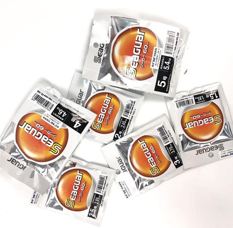 Original imported carbon line Seaguar, Japan, subfront conductor of carbon line, yellow label, orange label, Sig 60m Application Scenario