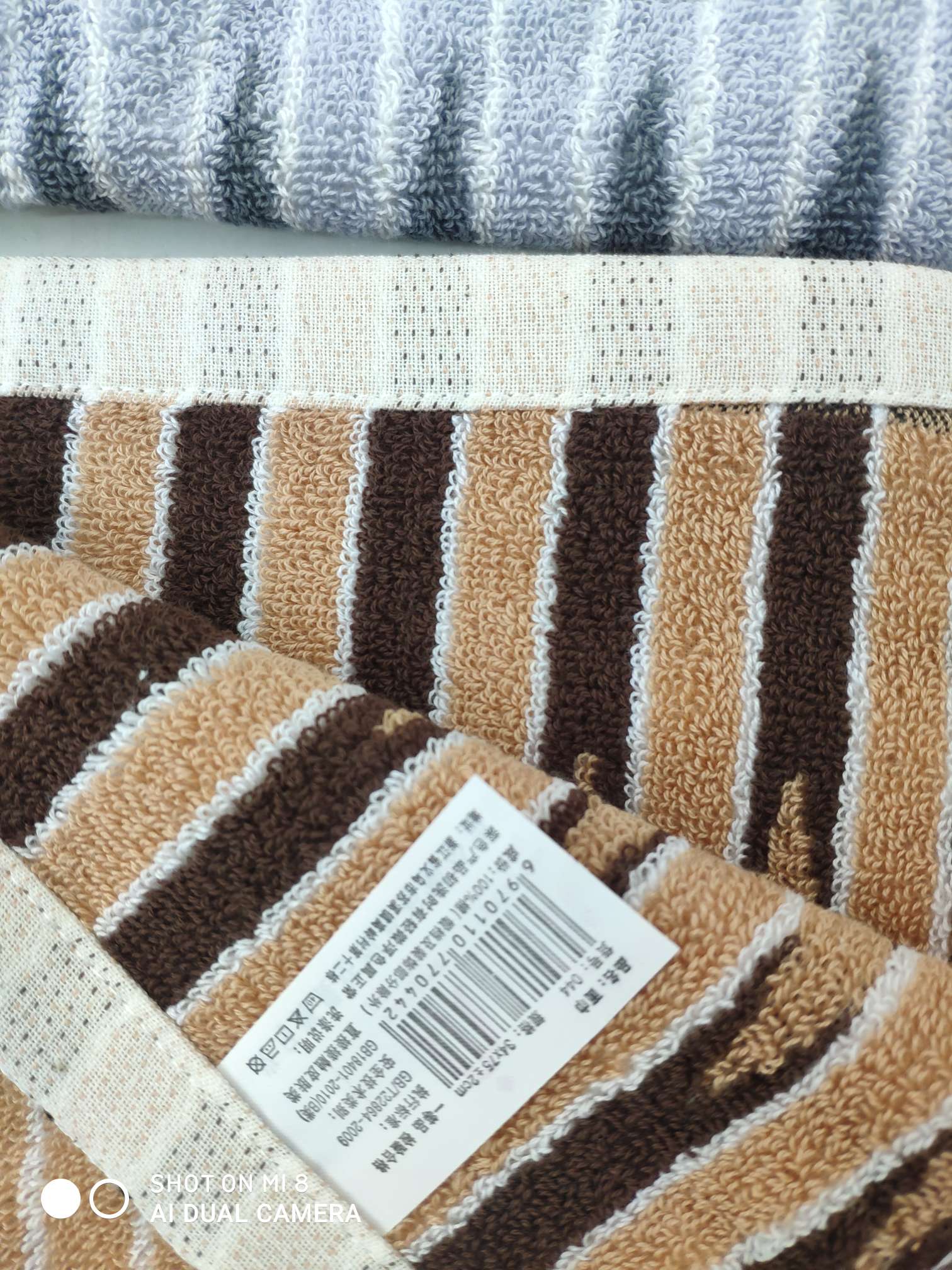 Pure cotton 32-strand fine diamond-shaped towel. It can be packed in a gift box or used as a free gift! detail image 5