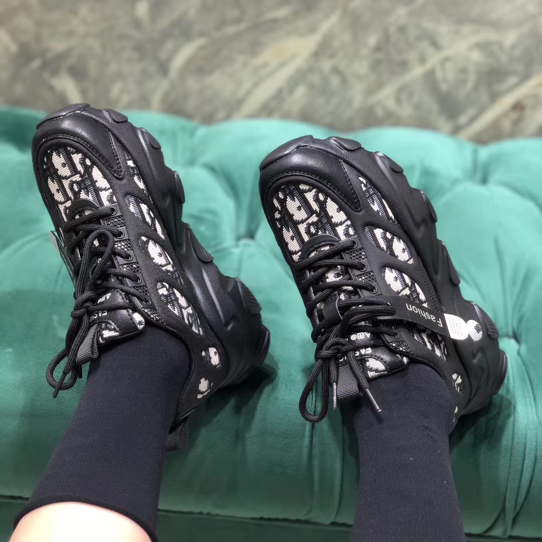 2020 autumn dad mesh breathable leather casual shoes female taller thumbnail