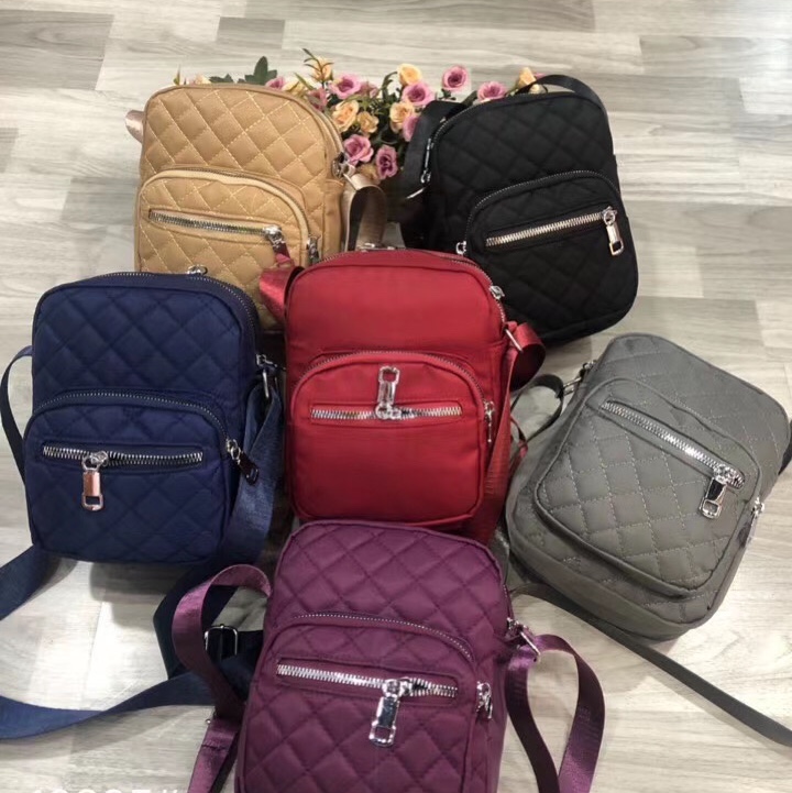 Embroidered line new satchel multi - functional leisure woman bag thumbnail