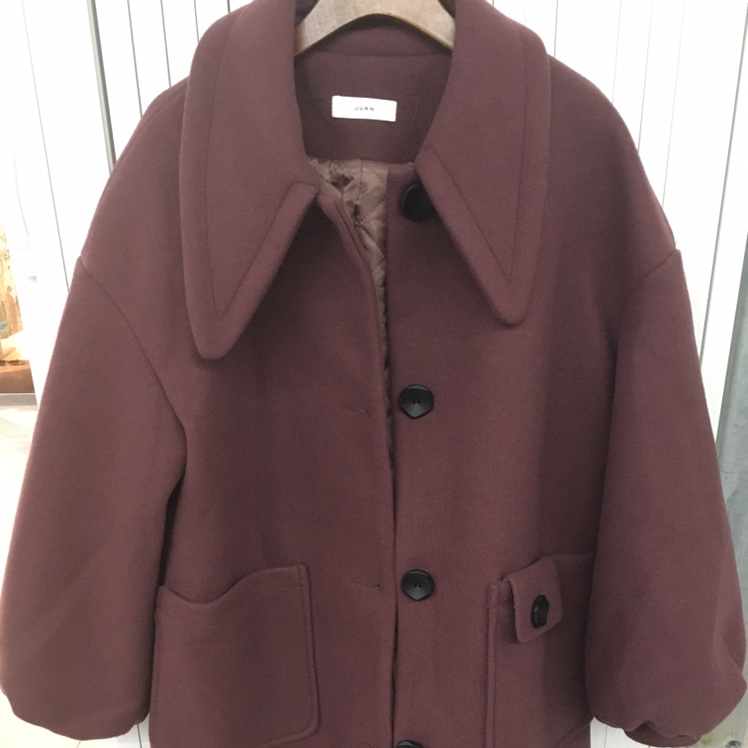 Plus cotton warm loose new fashion classic stable atmosphere noble purple durable full figure