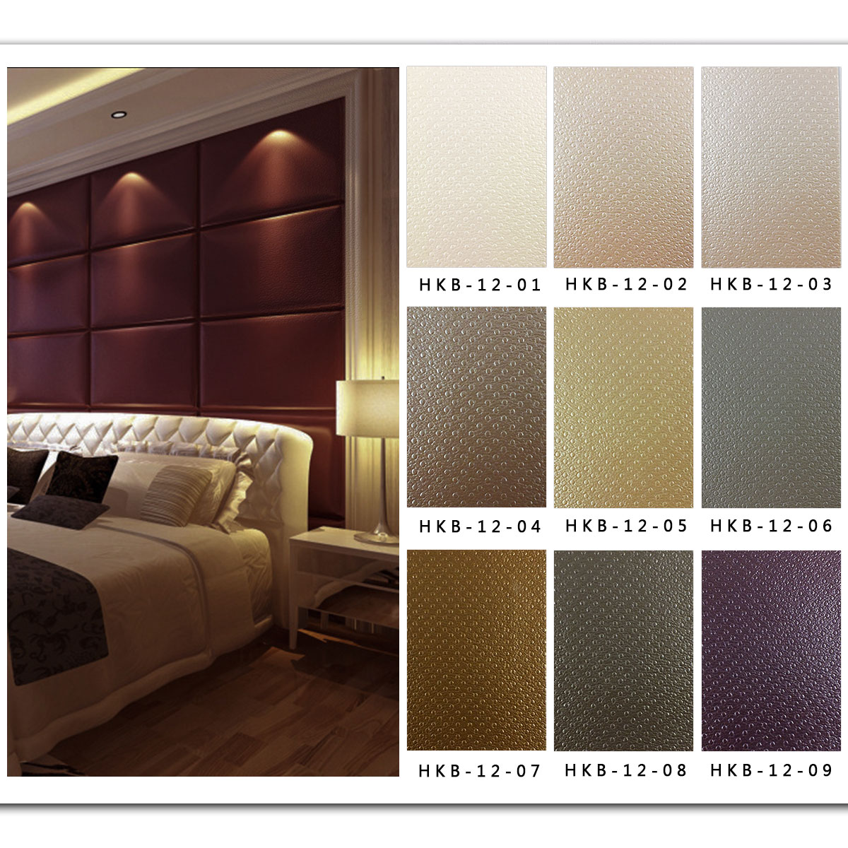 Factory direct sales of leather fabric soft package odorless flame-retardant engineering soft package leather hard material leather decorative leather 0.1 detail image 6