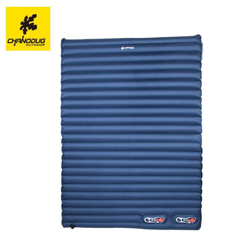 Xanuoduji double-person press lightweight inflatable mat Outdoor tent sleeping mat floor mat thickened moisture-proof mat inflatable bed details Picture