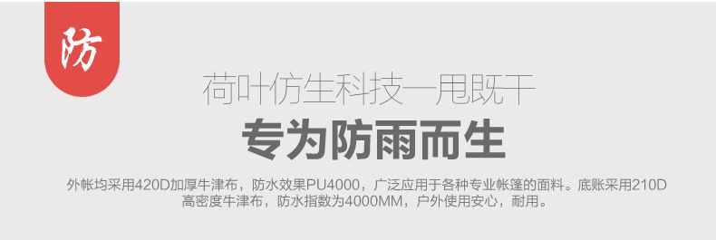 Xanoduji 2018 Outdoor Products Quick-release Tent, Park Tent, Family Outdoor Products, 4-person Automatic tent detail image 8