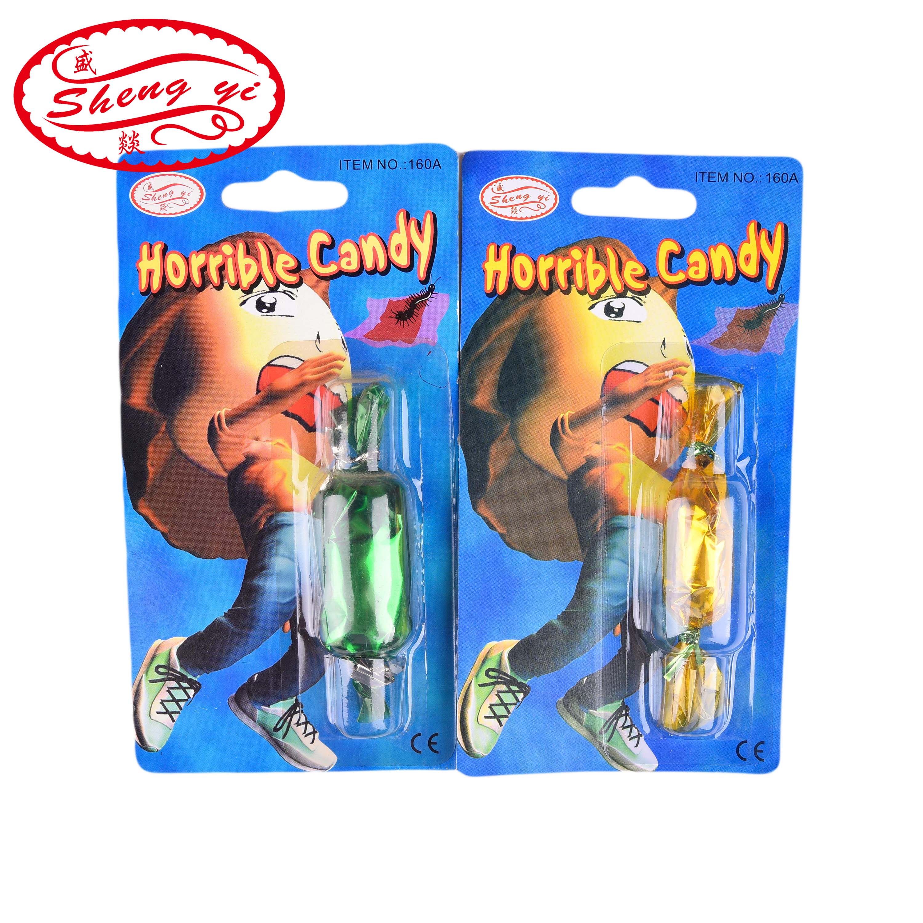 亚马逊热卖万圣节整蛊道具恶作剧整人糖果虫 新奇特仿真昆虫玩具