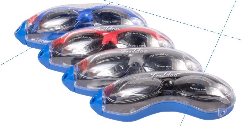 Feiduo Adult swimming Goggles Manufacturer supplies adult silicone swimming goggles, waterproof and anti-fog swimming goggles, electroplated swimming goggles and large frames in stock detail image 20