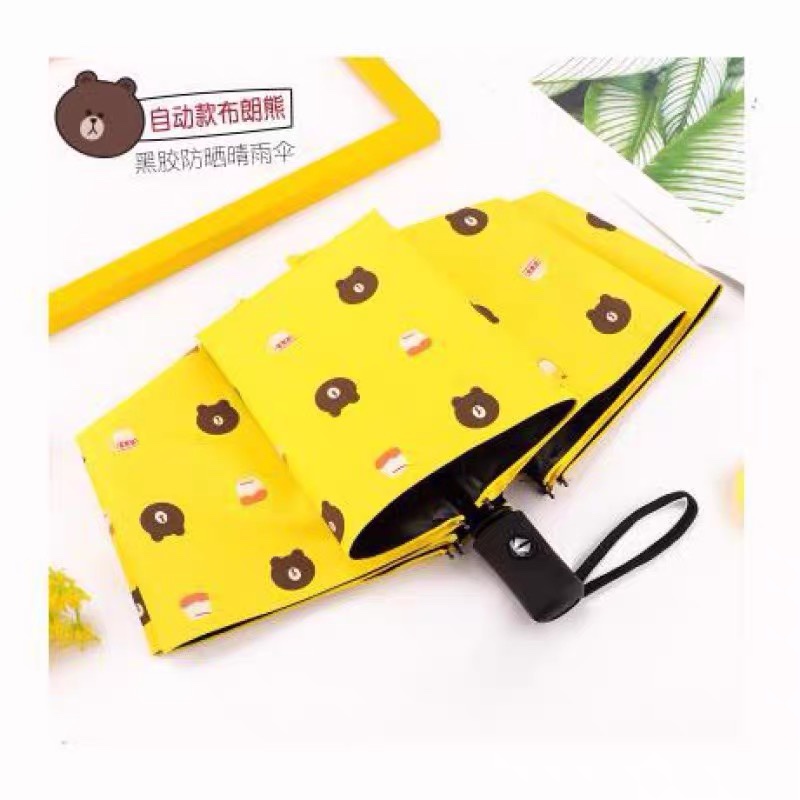 8k全自动小熊伞黑胶伞防紫外线伞大号详情2