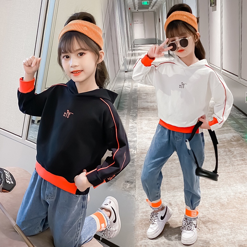 Web celebrity new Korean version of web celebrity new Korean version of the cuhk children's fall clothing trend full figure