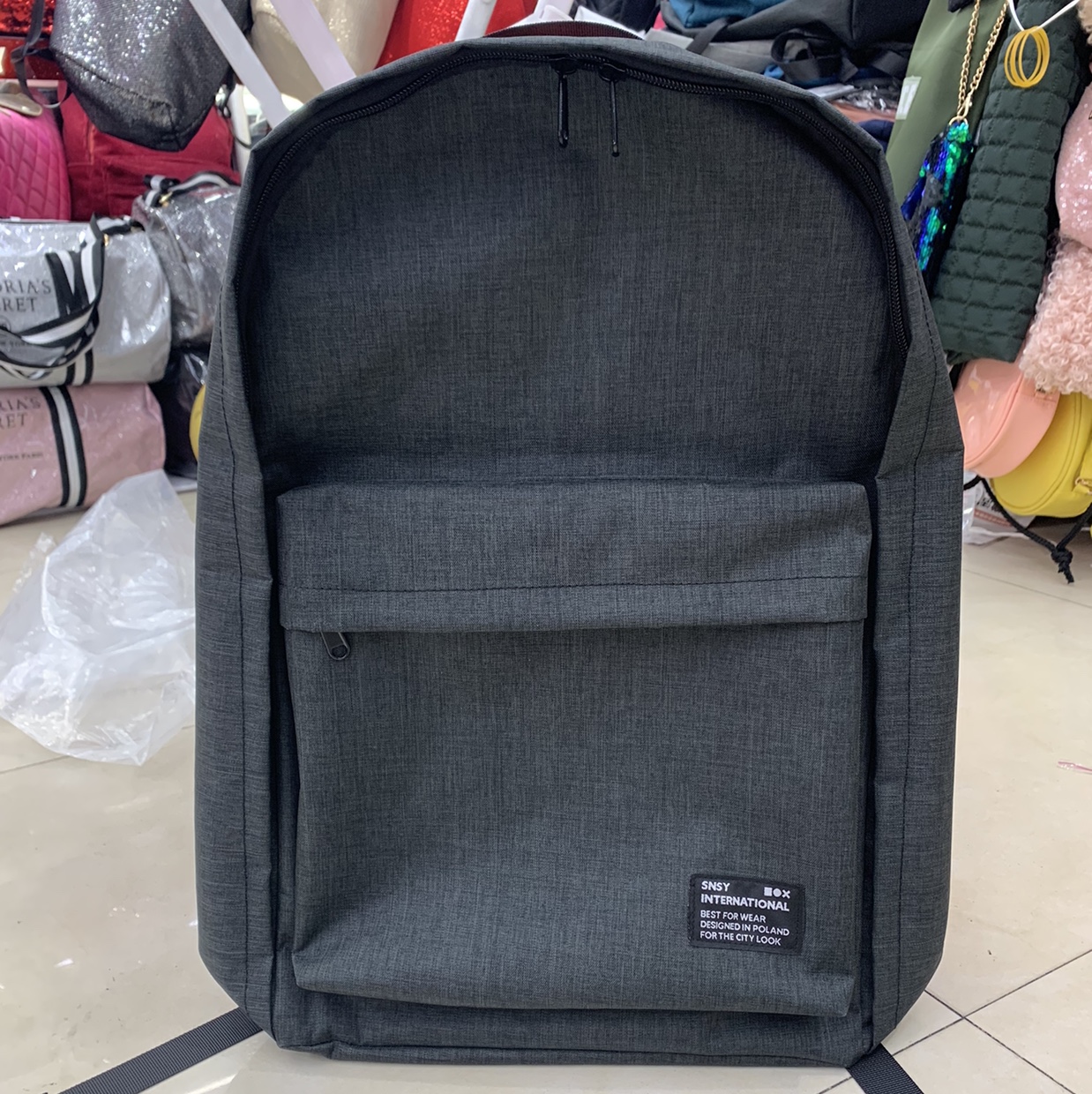 2020新款麻沙布双肩包 女包 休闲背包