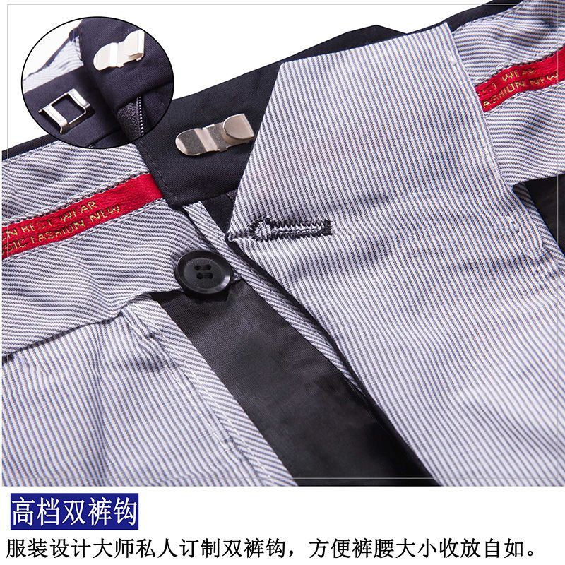 鹿天奴商务中年男士西裤男裤高腰宽松中老年休闲裤爸爸长裤子详情图3