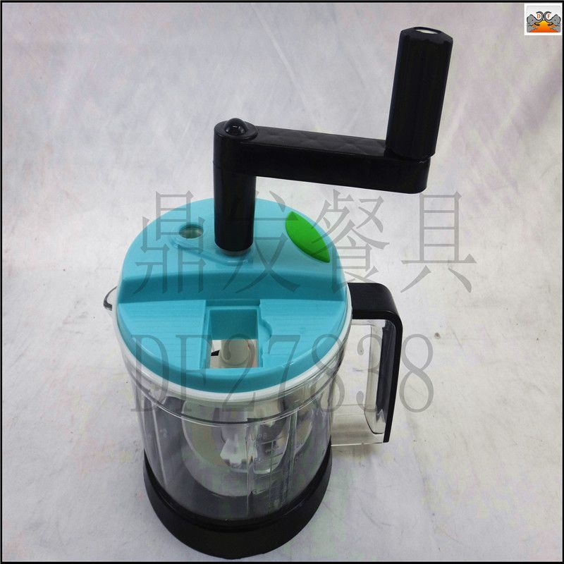 DF99559 Three-hole multi-function side shaking kitchen vegetable cutter Food processor Hand shaking 3-litre dish cutter Multi-function vegetable cutter New material DF TRADING HOUSE