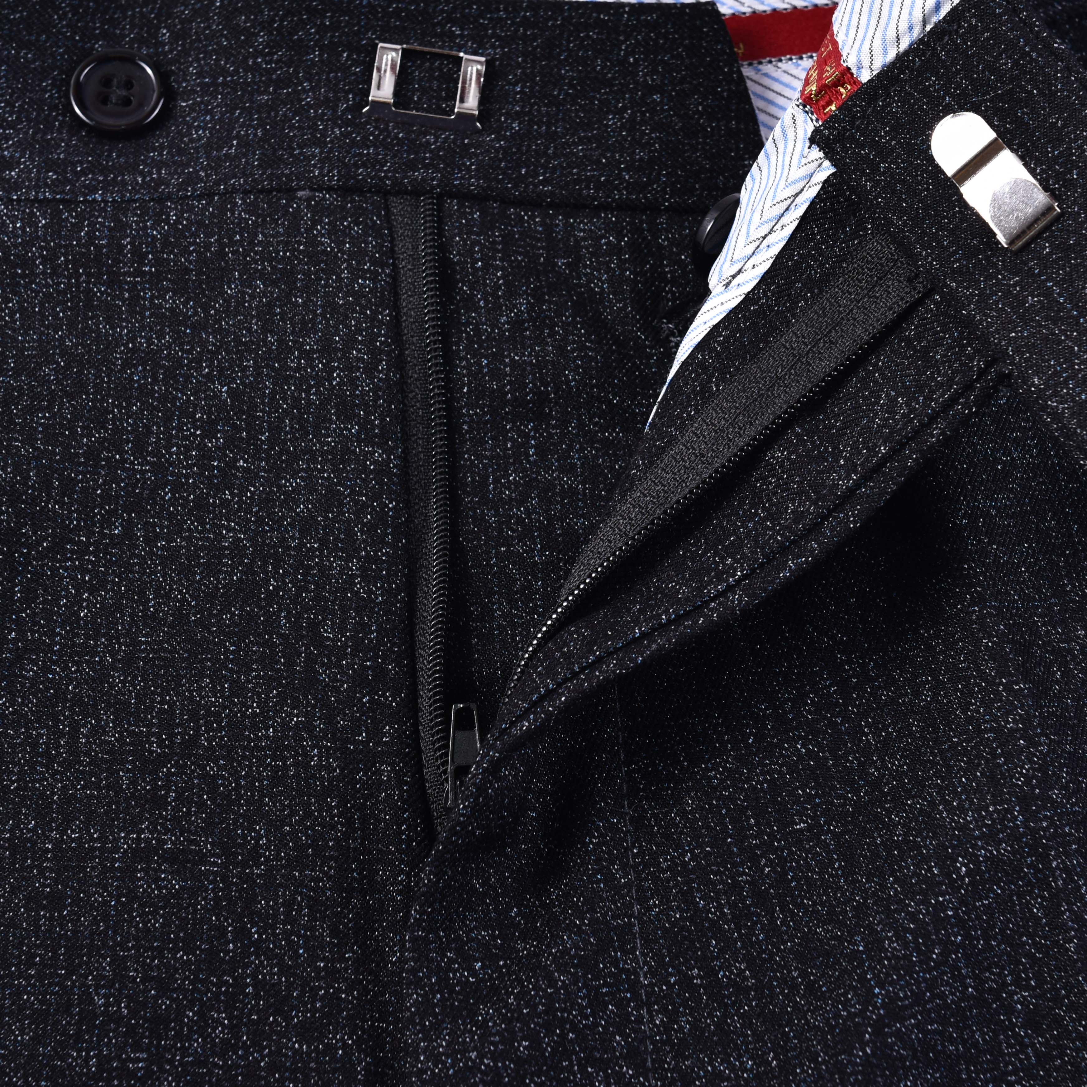 Kyoto Deer King Processing and customizing men's trousers, no-iron business casual men's trousers, straight-leg high-waisted suit trousers detail image 6