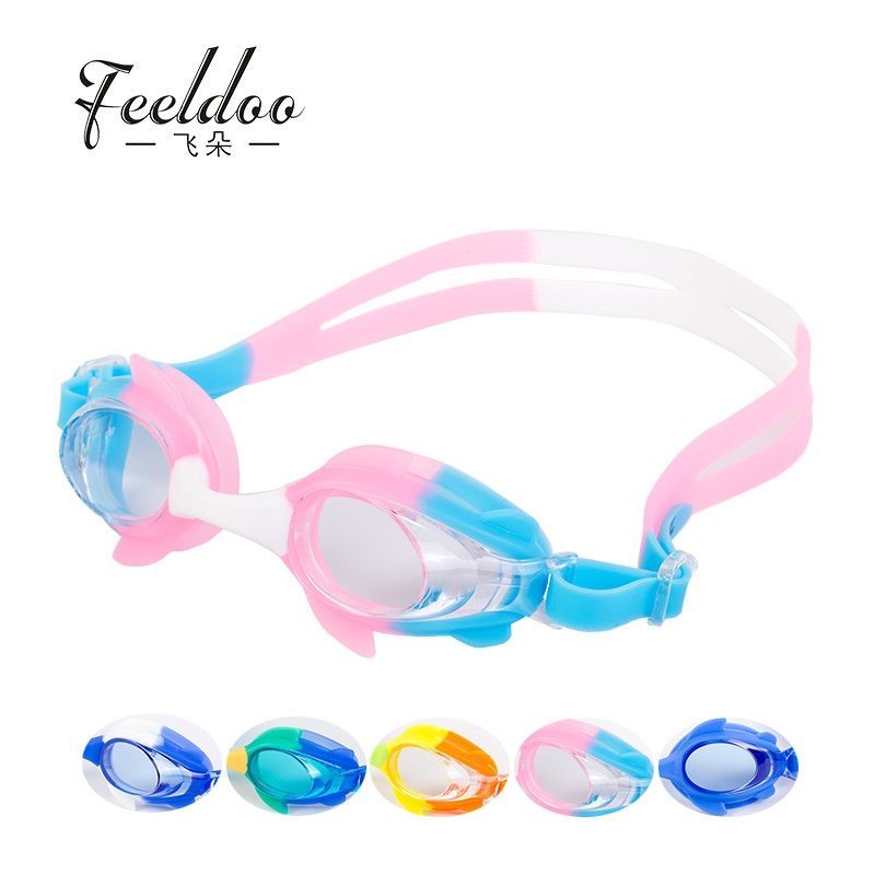 Feiduo children's swimming goggles, anti-fog children's cartoon swimming goggles, children's swimming goggles in stock manufacturer supply