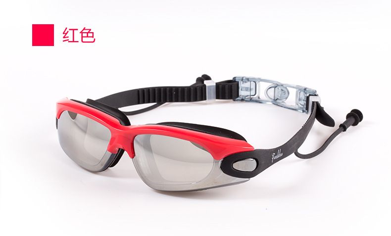 Feiduo Adult swimming Goggles Manufacturer supplies adult silicone swimming goggles, waterproof and anti-fog swimming goggles, electroplated swimming goggles and large frames in stock detail image 3