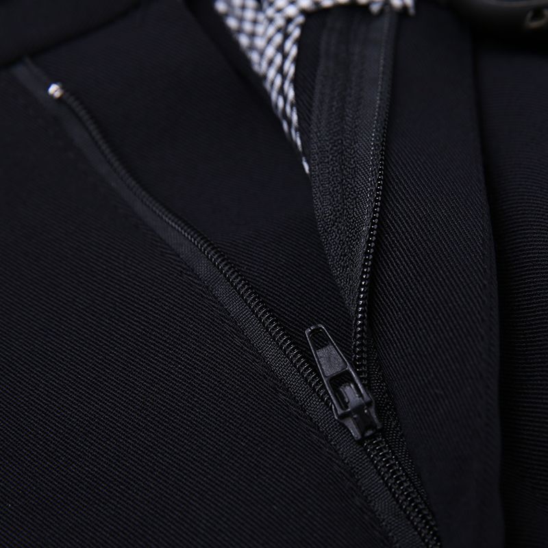 Autumn and winter men's anti-wrinkle no-iron trousers, business attire, high-waisted men's trousers for middle-aged and elderly people, loose suits, long trousers detail image 3