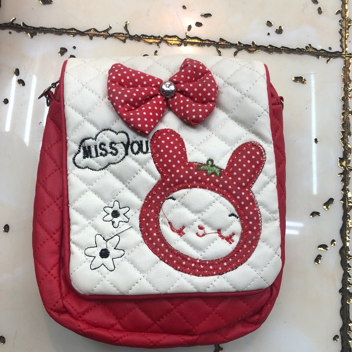 Vertical children's bag, flip cover bag