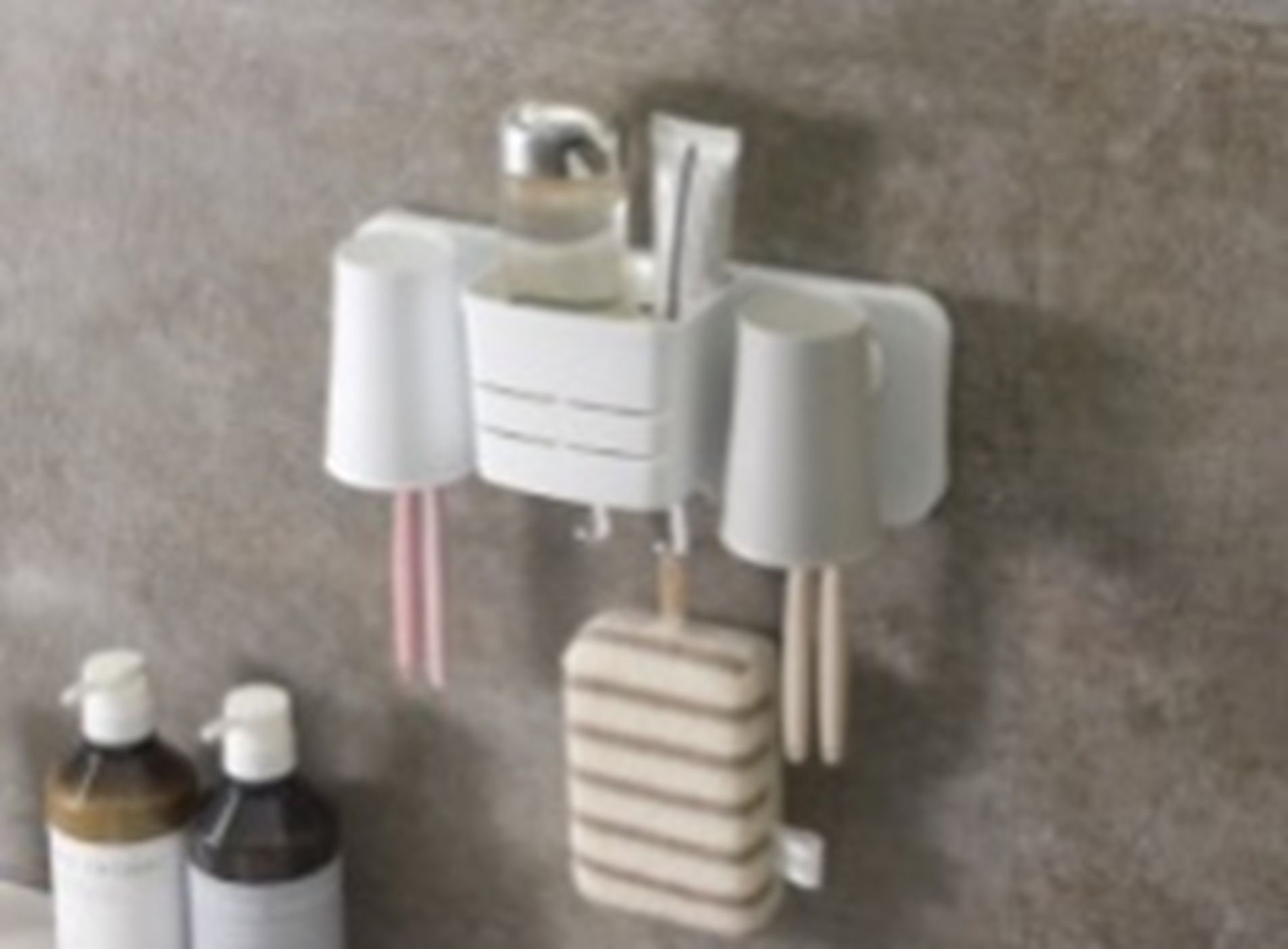 Yiwu Selection large suction vacuum toothbrush holder