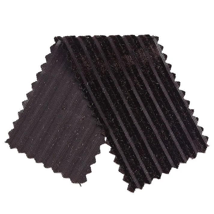 Factory direct sales and immediate supply of golden velvet Korean velvet strip clothing fabric and accessory fabric detail image 16