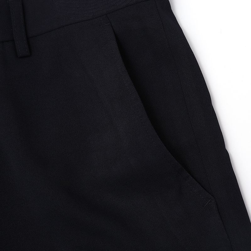 Autumn and winter men's anti-wrinkle no-iron trousers, business wear, high-waisted men's trousers for middle-aged and elderly people, loose casual suits, long trousers detail image 4