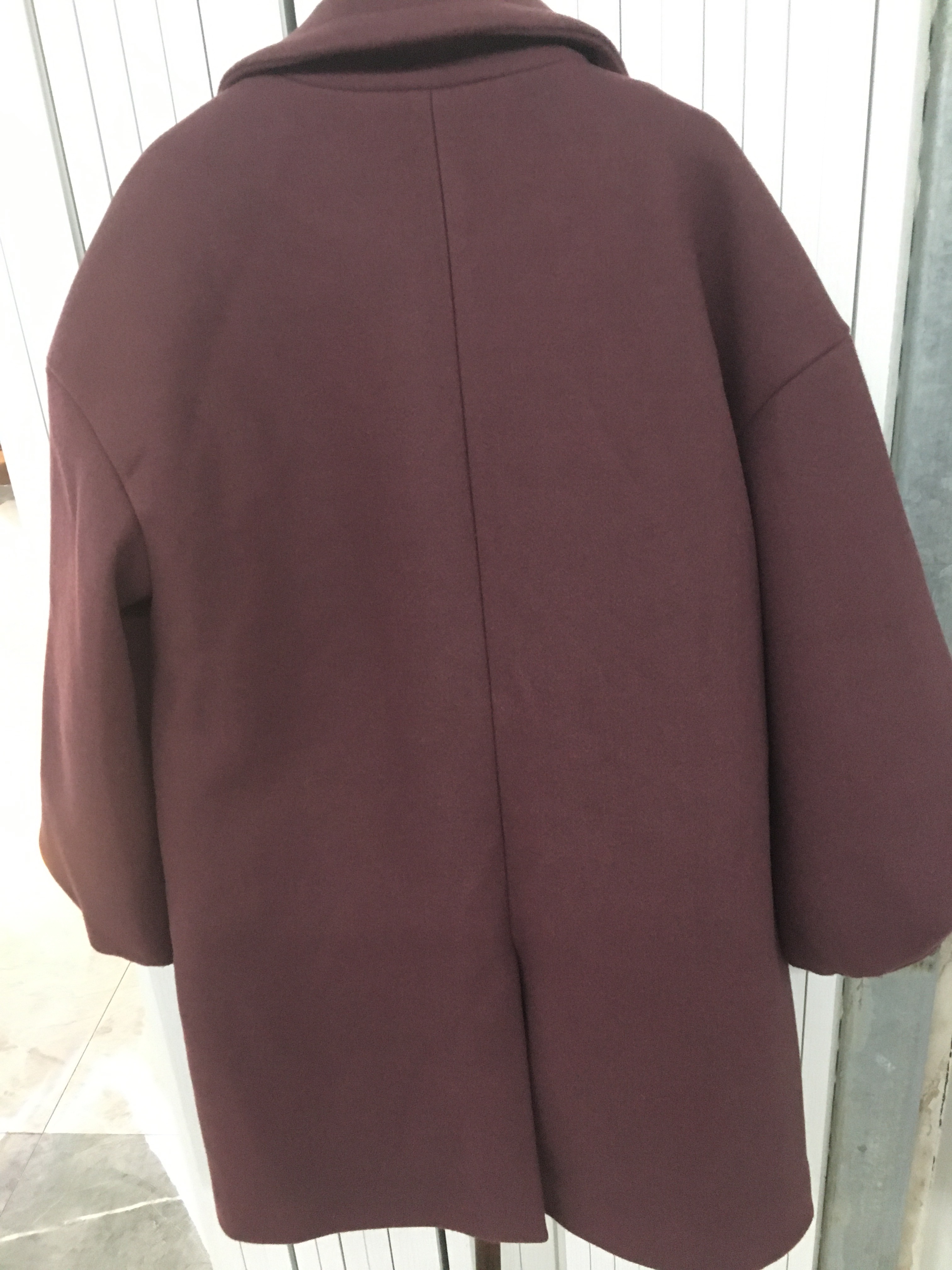 Plus cotton warm loose new fashion classic stable atmosphere noble purple durable Specification drawing