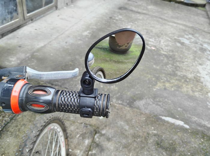 YW-FG-8自行车后视镜 广角凸面镜 单车反光镜 平面观后镜 安全镜详情7
