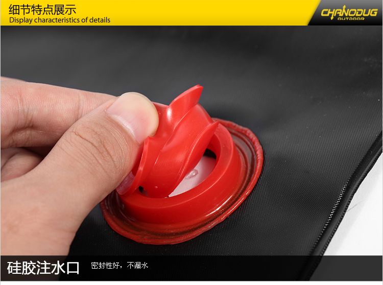 Xanoduji 20L solar-powered bath bag for outdoor use, genuine and discounted detail image 5