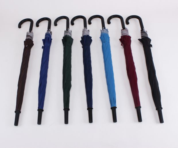 8k直柄伞银胶伞广告伞外贸伞产品图