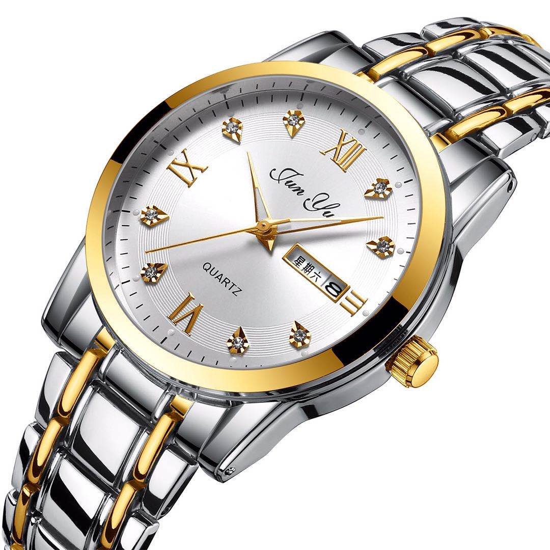 日历全钢防水表